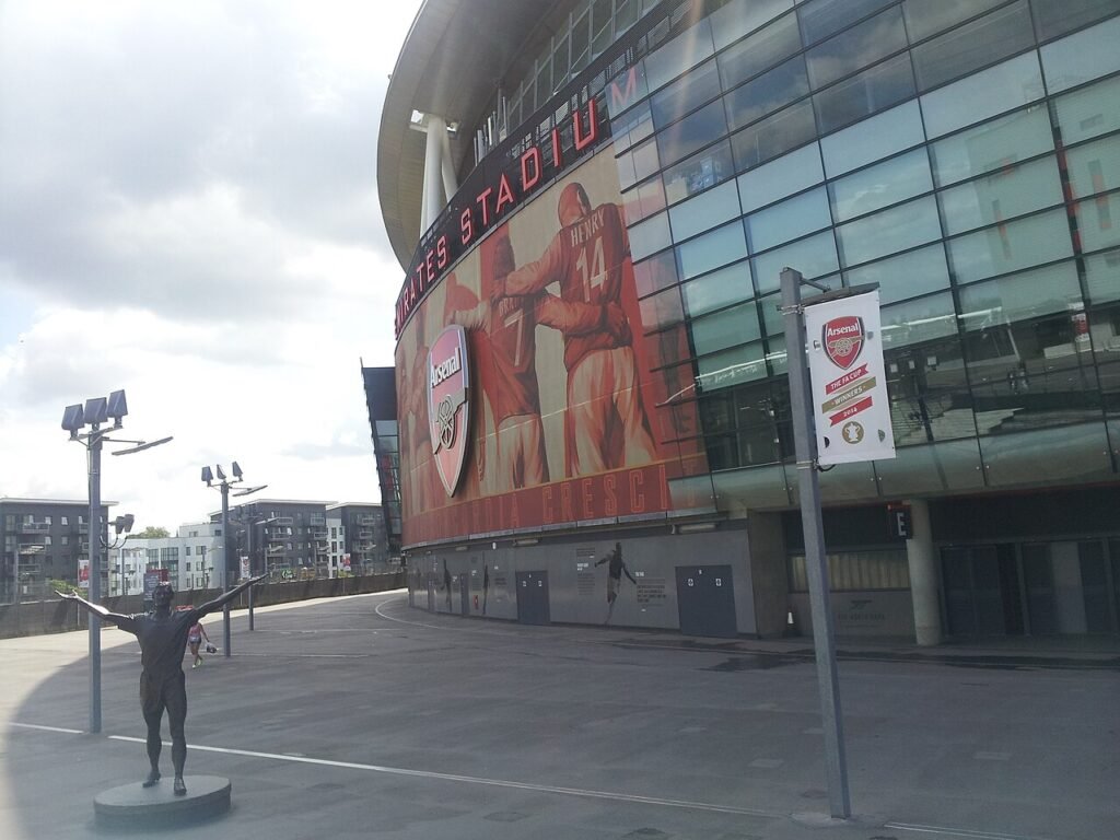 The exterior of Arsenal’s Emirates Stadium