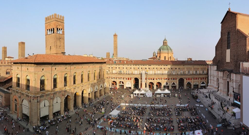 Bologna city view