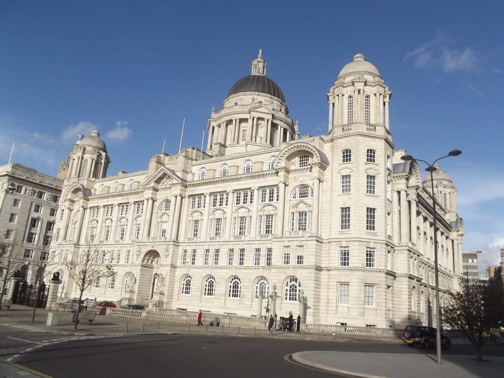 The Port of Liverpool Building on the waterfront